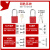 鸣固 工业铝制安全LOTO上牌挂锁能量隔离红色金属门锁防KD-ALP38-黄色