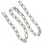 玛仕福 304不锈钢链条3mm（2米） 长环链条铁链金属防盗链