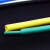 三倍带胶热缩管加厚红黄绿蓝白色绝缘套管3倍电工电线收缩管 圆内 圆内径7.9mm/100米/卷 黄色