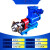适用304不锈钢齿轮泵KCB18.3/33.3/55/83.3/200/300化工自吸泵 kcb55/1.5KW防爆电机1寸3.3