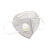 申友口罩kn95防护防尘口罩带呼吸阀一次性防护口罩批发 95+双熔喷布+非独立包装+白色+四层
