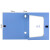得力（deli）5606 A4 55mm 档案盒 (计价单位：个) 蓝色