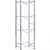 时通三四五层加固桶装水架子 纯净水桶放置架子收纳架 矿泉水支架陈列架倒置银色四层20管可定制