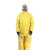 汉盾（HANDUN）HD-BP618 黄色带帽连体式防颗粒物防液体飞溅工业防化服（不含面罩）XXXL码