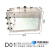 TLXT透明亚克力消泡桶手套箱实验室干燥箱有机玻璃操作箱密封箱 真空箱D01 300*300*300