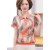 TY:C女短袖上衣高档2024年新款遮肚子中老年女夏装短袖冰丝小衫洋气妈 粉红色 XL 建议85-110斤