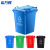 希万辉 30L红色有害垃圾 商用新国标大号分类垃圾桶街道环卫带盖垃圾箱XWH0009