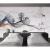 梵帝欧电视背景墙壁画现代装饰新中式山水画沙发壁纸墙布墙纸影视墙壁布 山水麋鹿B 3D无缝珠光闪银布/平方米