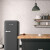 哈士奇(HCK) 复古圆弧冰箱单门一级能效冷冻冷藏家用静音厨房办公室宿舍 BC-130GGA 黑色