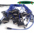 航空插头M12线缆A编码孔式17芯IO触发电源线 3米