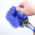 金诗洛 K5028 (2个)汽车轮胎刷 软毛轮毂刷洗车毛刷汽车清洁工具 蓝色