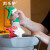 凯乐护一次性PVC手套标准款 防水 餐饮实验室家务清洁20只 透明 S#小号