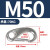 304不锈钢蛋型卸扣蛋形钩钢丝绳快挂扣椭圆型弹簧卸扣M30-M100 1 M50