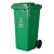 适用于120升户外分类垃圾桶带轮分类果皮箱100L240四色垃圾分类环卫桶大 240升加厚可挂车+轮+盖