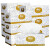 心相印抽纸硬盒装餐巾纸D130商务大宽幅面巾纸卫生纸抽餐巾纸