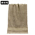 康丽雅 K-0360 清洁毛巾 加厚长方形洗脸巾抹布百洁布34*75CM 金丝边棕色-1个装