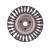 贝傅特 扭丝平行钢丝轮 打磨除锈平型钢刷钢丝圆盘刷平型钢刷喇叭口钢丝轮 125*16孔经mm 