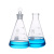 定制三角烧瓶锥形瓶 耐温硼硅玻璃具塞锥形瓶 /0/100/0/00/1000ml可选带塞 0ml