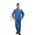包健天兰华达呢工作服套装，防酸防静电抗油拒水，特种工作服定制宝蓝色BJ-1002 XL