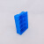 塑料分格箱加厚自带格子周转箱八格塑料框分隔框 450*345*5毫米 蓝色