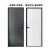 极窄卫生间门白玻璃厕所门厨房门钛镁合金玻璃平开门阳台门 .0型材平开门-双包[超白玻