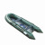 竹特 橡皮艇  冲锋舟防汛救生艇人充气橡皮艇救生船铝合金底 2.3米 绿色 企业定制
