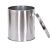 冠峰 10L不锈钢单层 垃圾桶方形桶无盖圆形双层大号小号塑料桶GNG-415