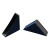 稳斯坦 W7078 (100个)直角塑料护角 铝材画框工艺品打包防撞保护角包角 50*50*16(黑色)
