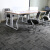 泰禧阁 办公室地毯写字楼会议室简约商用方块毯公司满铺pvc拼接方格地毯 KC-2 1 平方米(50CMx50CM共4片)