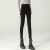 OKOJ品牌高腰牛仔裤女冬季新款显高显瘦加绒加厚小脚铅笔裤 白色加绒常规 27码