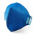 CM朝美 KN95防护口罩2001型头戴式 工业防粉尘颗粒物雾霾PM2.5 独立包装 蓝色30只/盒