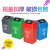 星工（XINGGONG） 垃圾桶 分类垃圾桶翻盖卫生桶大号厨房摇盖户外环卫桶商用 灰色20L
