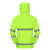  谋福 反光分体雨衣套装 路政成人骑行雨衣可定制 赠肩灯和指挥手套 荧光绿YGL01 2XL180(适合身高175-180) 