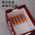 银芯（yinxin）加厚收纳纸箱礼物包装箱子大号整理储物箱网红拉菲草生日礼盒 纸箱-红色 小号（28*20*18cm）可装玩具
