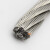适用于304不锈钢钢丝绳1 1.5 2 3 6 8mm超细软晾衣绳包塑钢丝绳子 3mm(7*7)【1米】 1m