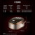 美的Midea电饭煲金属拉丝机身大容量智能预约电饭煲5升大容量电饭煲WFS5017TM