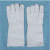 长款分指型防火隔热耐高温并指石棉材质透气通用劳保常规手套AA 并指石棉手套(34厘米) 均码