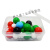 分子结构模型J32003球棍式有机化学原子结构高中学生实验收纳盒 白色