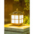 集客家 围墙灯柱头灯太阳能庭院小区方形墙头柱灯室外防水别墅花园大门灯 太阳能款 古铜色25CM 一灯三色带遥控