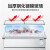 猛世卧式冰柜商用玻璃门卧式冰箱冷冻烧烤保鲜配菜海鲜冷柜超市展示柜双温平岛柜 2.5米深岛展示柜（升级数显）