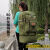 京佳行李包旅行包男超大容量超大容量加厚帆布双肩包英伦打工行李背包 高70cm100升超大号绿色