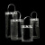 海斯迪克 HKL-1054 透明pvc手提袋 纽扣手拎袋 塑料礼品袋子 26*8*20cm横版