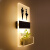 定制卫生间发光门牌创意WC带灯提示牌灯男女洗手间指示牌标志logo I款 29x11cm