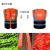 9F透气网布款反光背心马甲建筑工地环卫施工反光衣可定制印字 透气款-拼色橙色