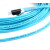 美国康宁 LC-LC单模OS2 /OM3/OM4多模万兆双芯光纤线跳 OM4万兆多模LC-LC 15m
