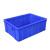 兴安迈 周转箱塑料长方形加厚蓝色储物箱 6号 347*248*94mm