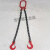 适用于定制起重吊链吊索具叉车行车挂钩锰钢链条勾四腿成套索具吊 2吨*1.5米(三腿)