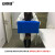 安赛瑞 加厚塑料物流周转箱 外尺寸505×355×240mm 可堆收纳胶箱  蓝色 1个装 10102