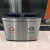 不锈钢分类垃圾桶大号商用客厅创意厨房带盖公共场合户外圾筒 30升垃圾桶