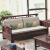 卓然出众 实木沙发 榫卯结构香樟木新中式实木沙发客厅沙发茶几组合 1+2+3+长茶几+方茶几
